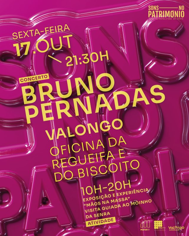 Sons no Património - Concerto de Bruno Pernadas em Valongo