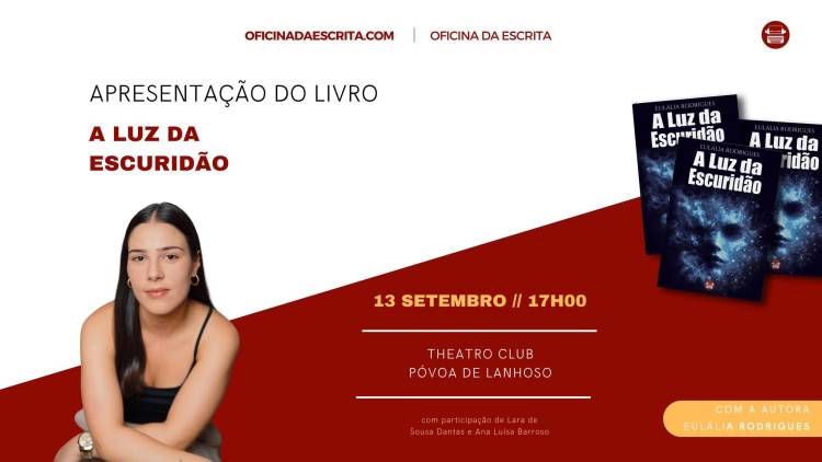 Apresentação do Livro A Luz da Escuridão, Eulália Rodrigues