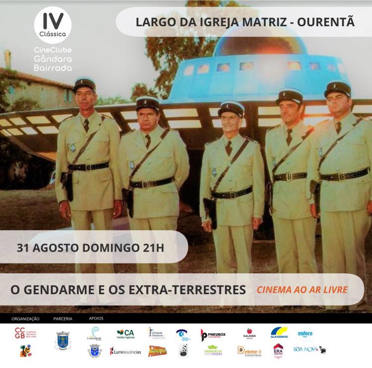 IV Clássica - Cinema ao ar livre 'O Gendarme e os Extra-Terrestres', de Jean Girault