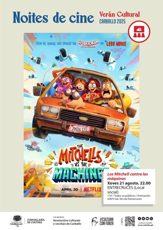 Noites de cine | “Los Mitchell contra las máquinas”