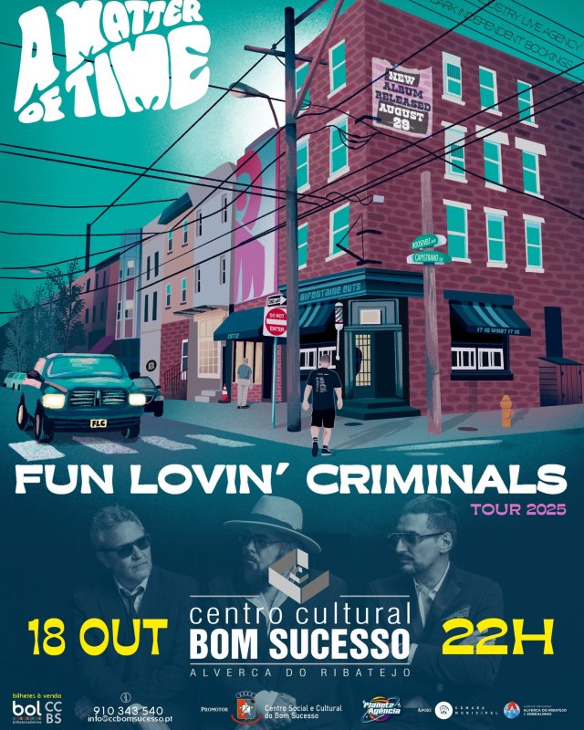 Concerto Fun Lovin' Criminals em Alverca
