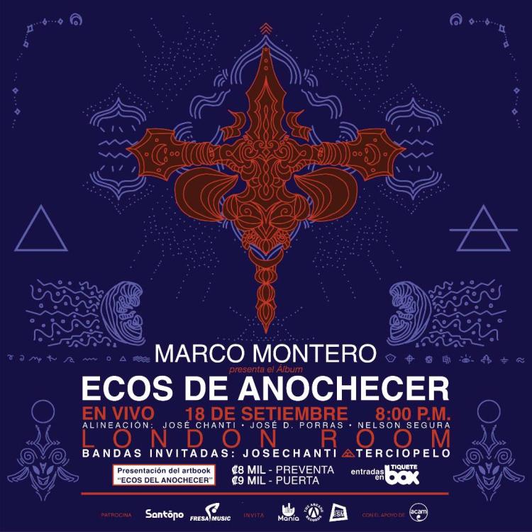 Marco Montero presenta Ecos de Anochecer
