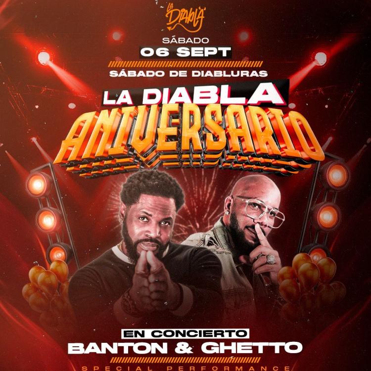 3ER ANIVERSARIO DE LA DIABLA - BANTON Y GHETTOX