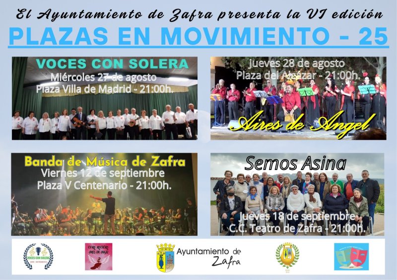 Plazas en Movimiento - 25 en Zafra