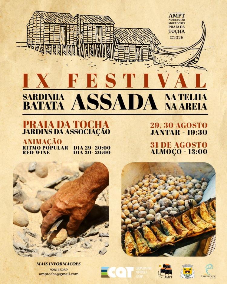 IX Festival da Sardinha Assada na Telha e da Batata Assada na Areia