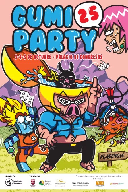 La Gumiparty 2025 llega al Palacio de Congresos de Plasencia