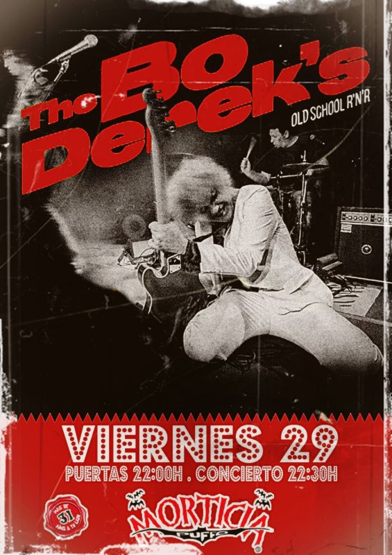 Concierto de The Bo Derek's en Morticia Pub