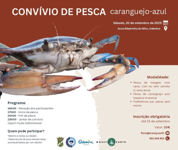 Convívio de Pesca – Caranguejo-azul