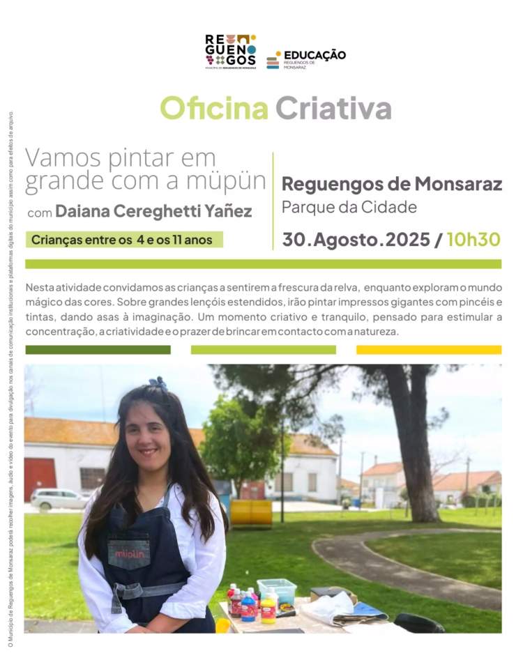 Oficina Criativa com Daiana Cereghetti Yañez no Parque da Cidade