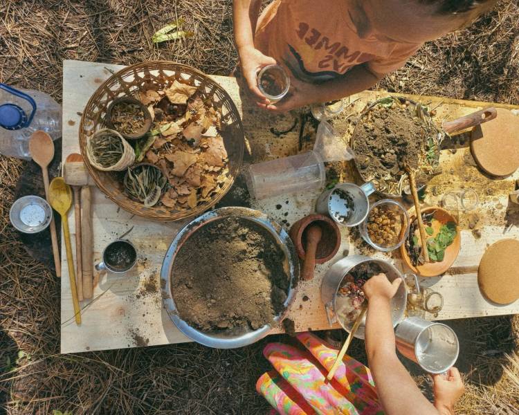 Sessão de Natureza para Bebés