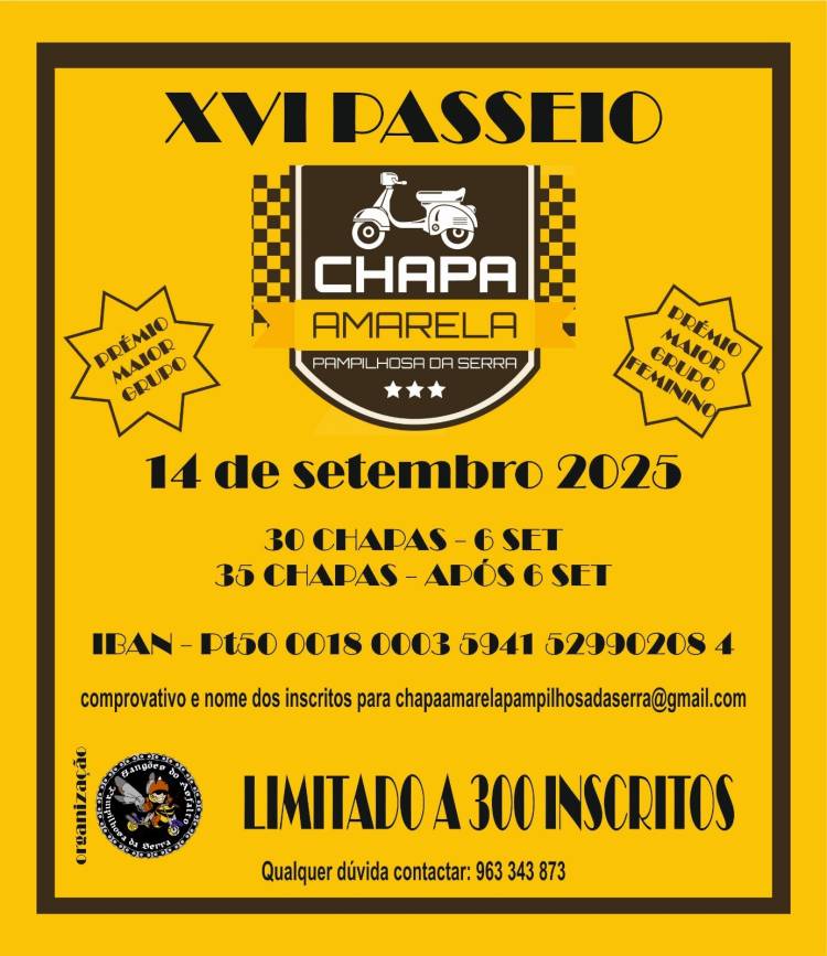 XVI Passeio da Chapa Amarela