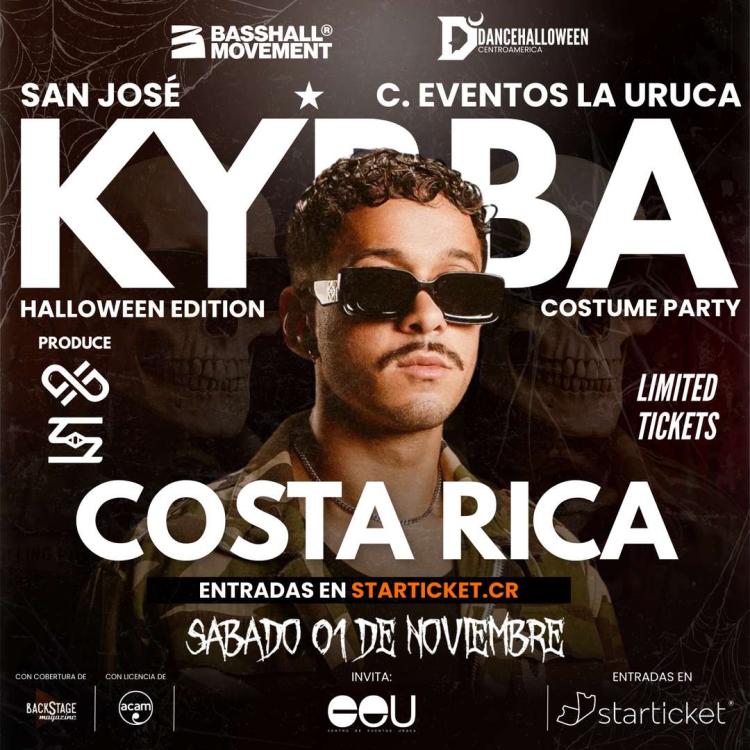 DanceHalloween - Kybba en Costa Rica (+18)