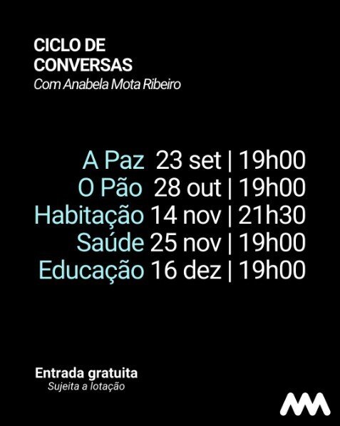 Ciclo de Conversas com Anabela Mota Ribeiro
