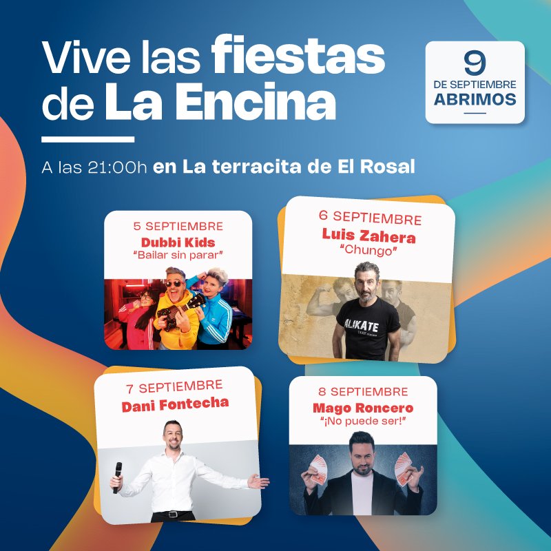 ¡El Rosal se suma a las Fiestas de la Encina!. Dubbi Kids