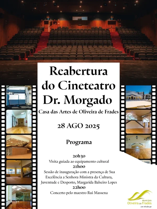 Reabertura do Cineteatro Dr. Morgado