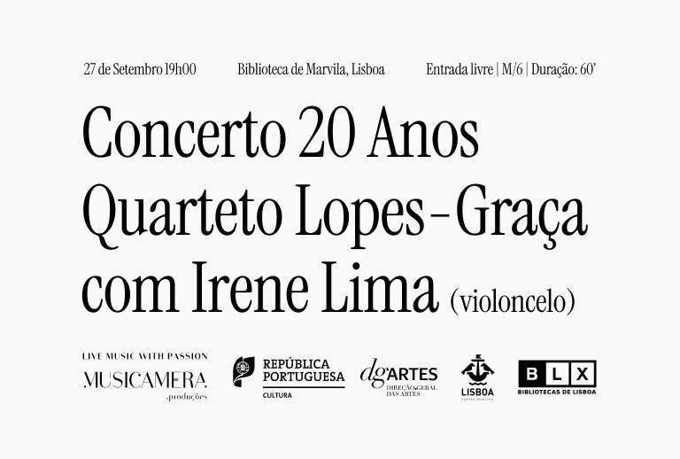Quarteto Lopes-Graça 20 Anos: Schubertíada