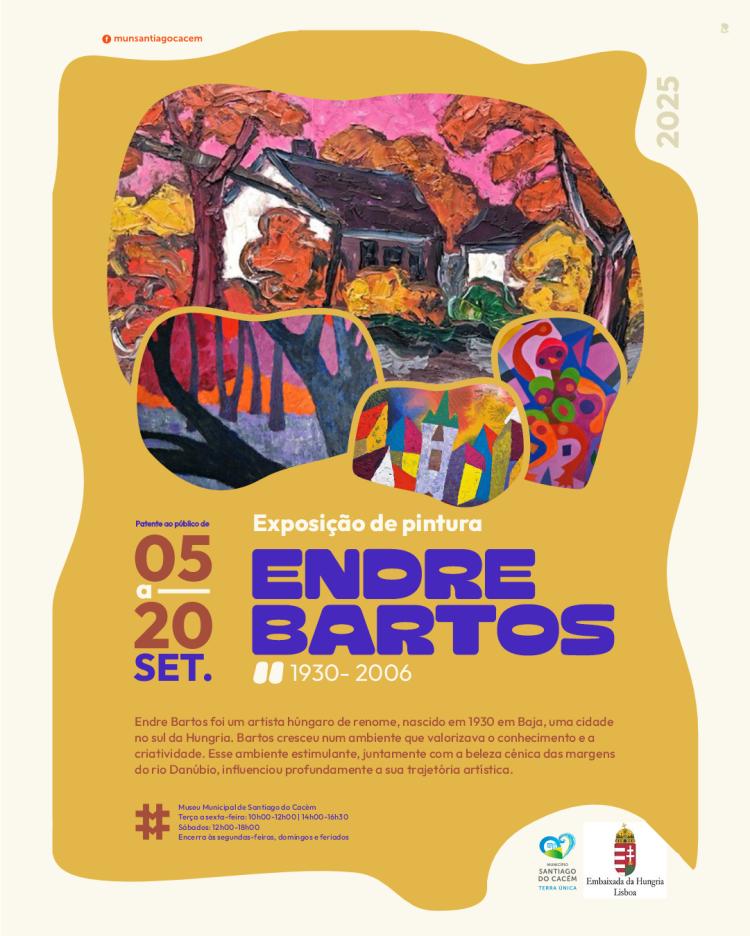 Exposição de Pintura “Endre Bartos 1930-2006”
