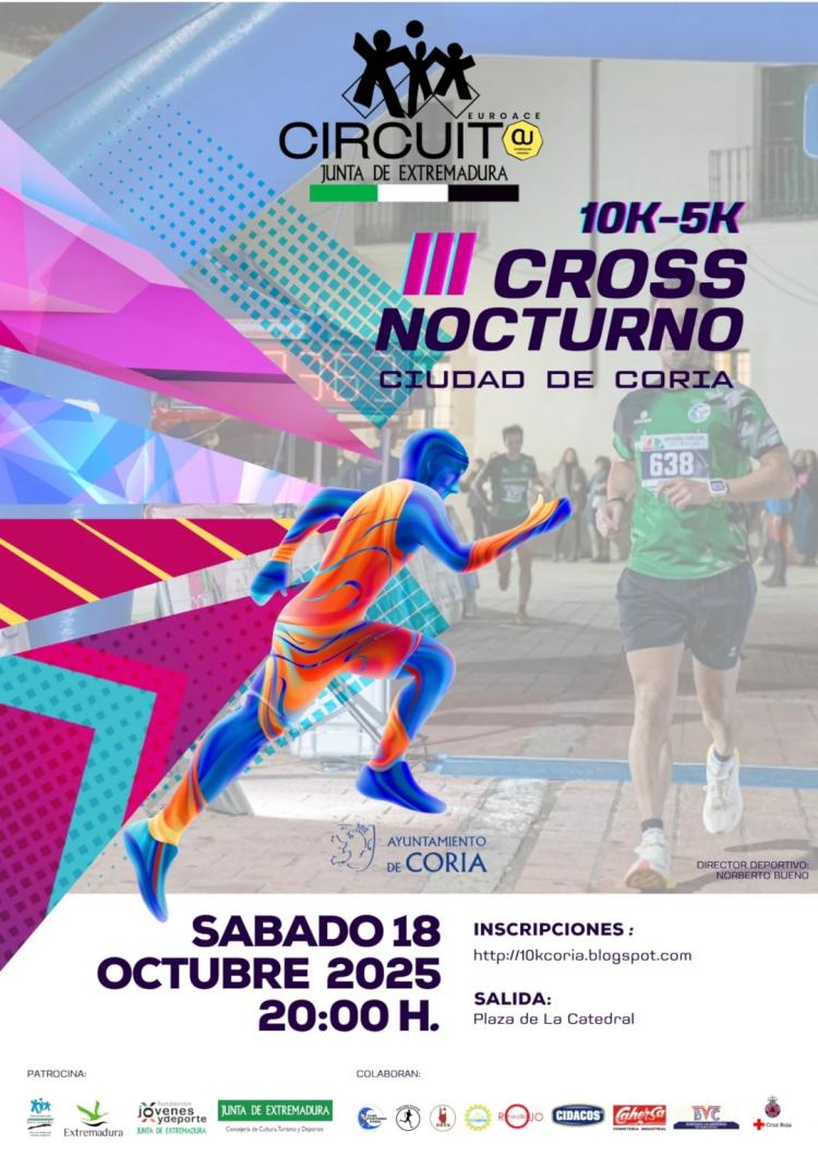 Cross Nocturno 10K y 5K “Ciudad de Coria”