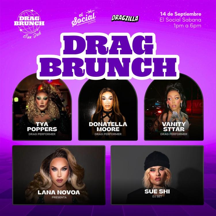 DRAG BRUNCH SAN JOSÉ: SEPTIEMBRE - Pop Divas Edition