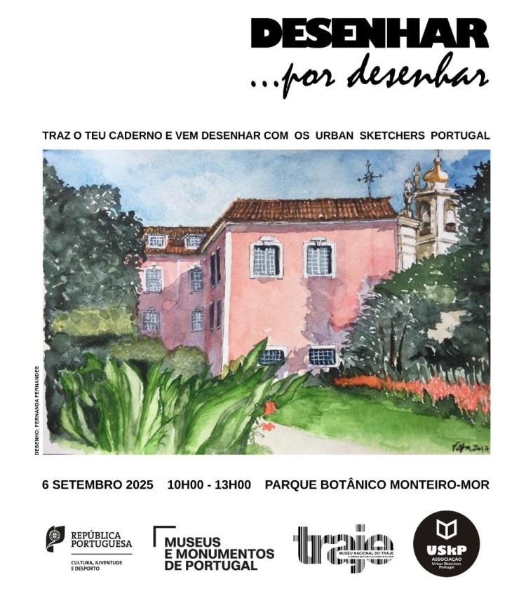 Desenhar por Desenhar. Vem desenhar com os Urban Sketchers