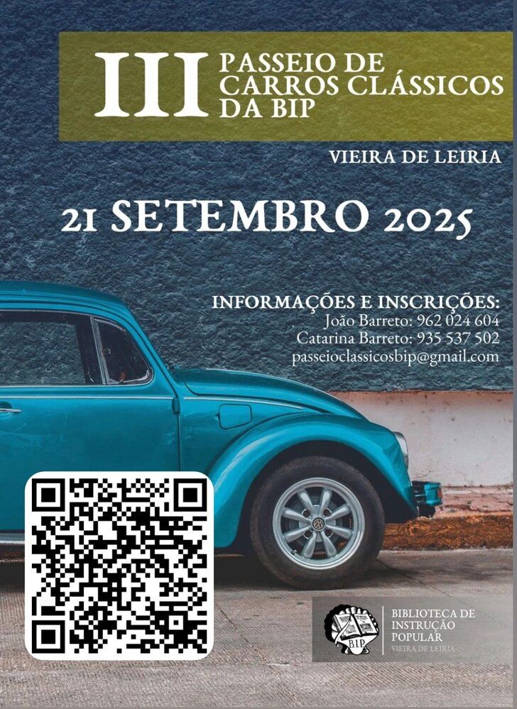 III PASSEIO DE CARROS CLÁSSICOS | BIP