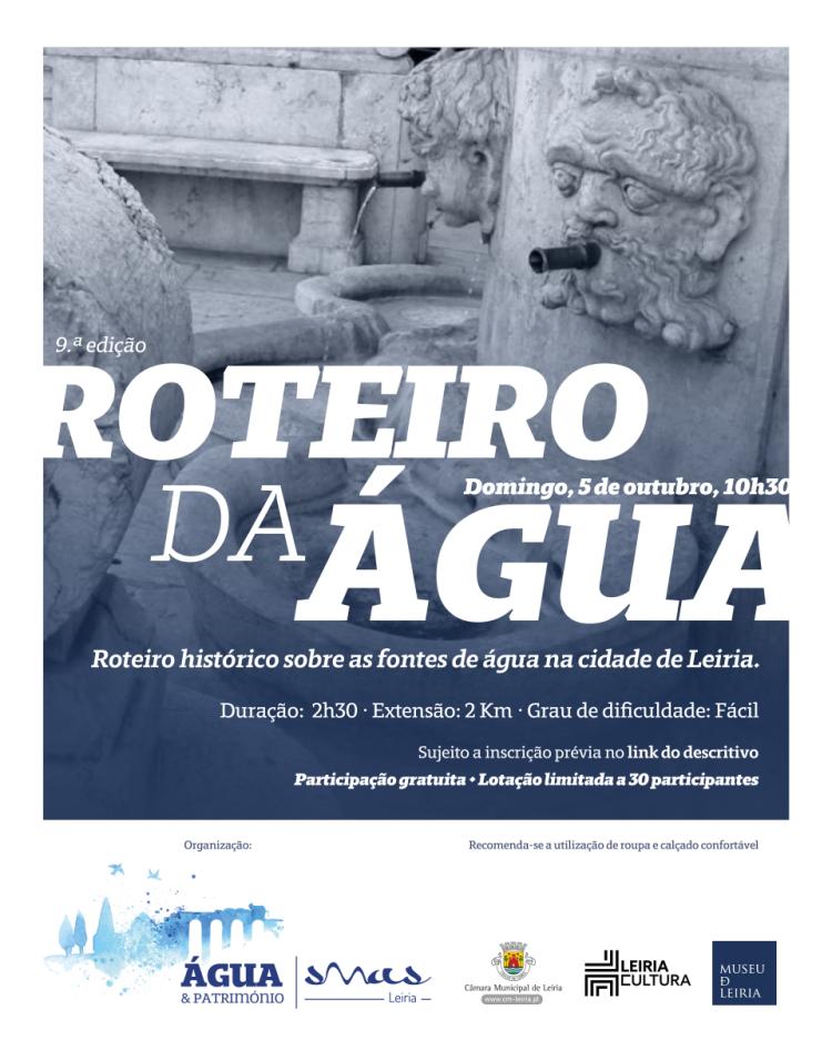 Roteiro da Água – Fontes históricas na cidade de Leiria