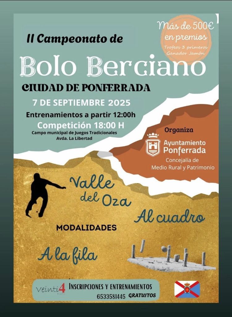 II Campeonato de bolo berciano ciudad de Ponferrada