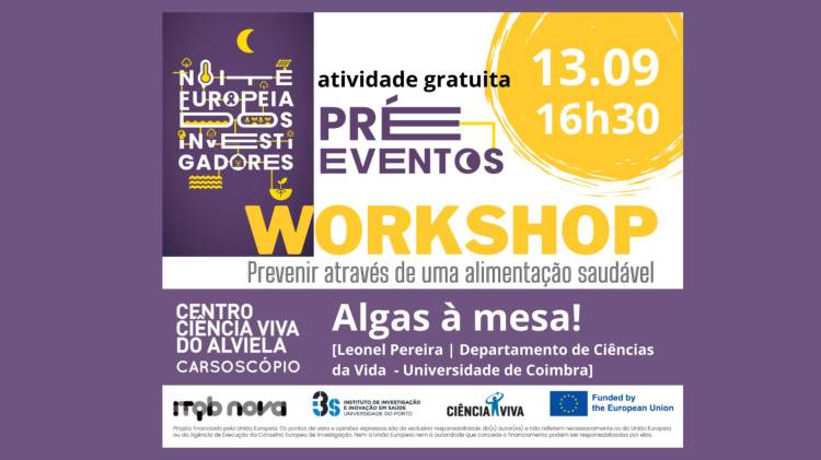 Workshop - Algas à mesa!