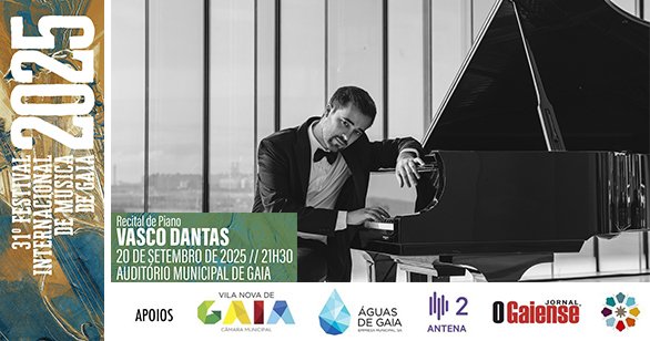 Recital de Piano por Vasco Dantas