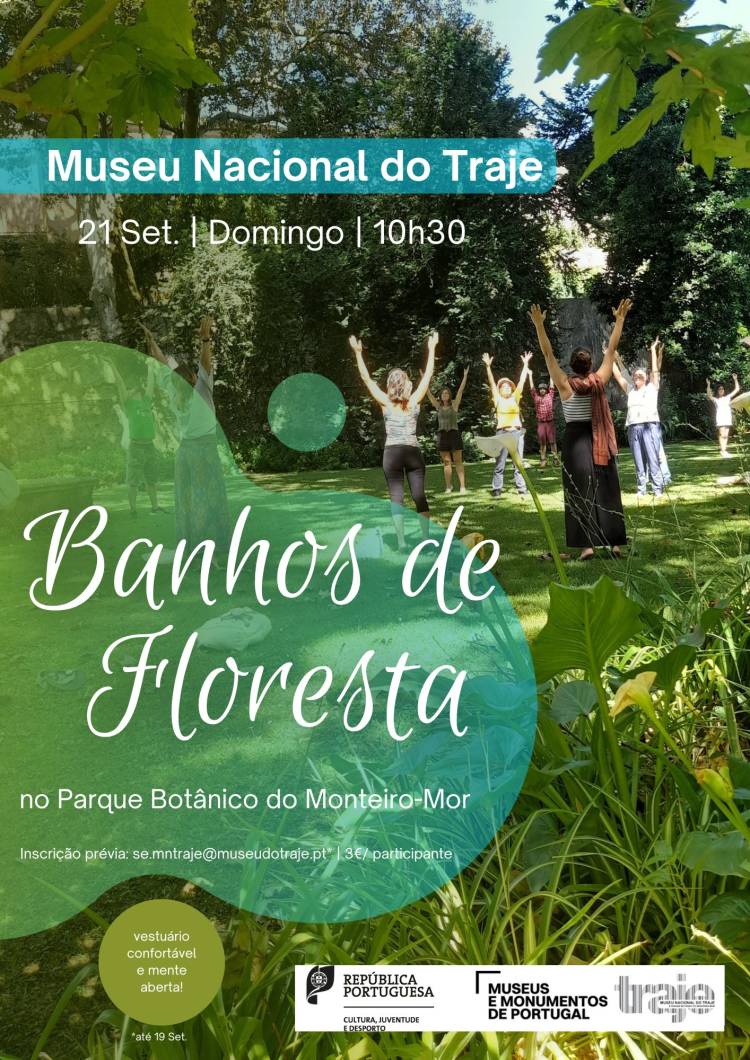 Banhos de Floresta no Parque Botânico do Monteiro-Mor
