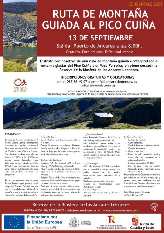 Ruta de Montaña Guiada al Pico Cuiña