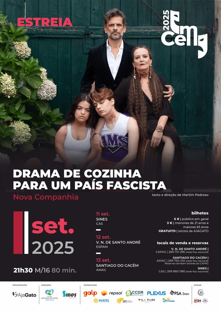 Emcena apresenta “Drama de cozinha para um país fascista” por Nova Companhia
