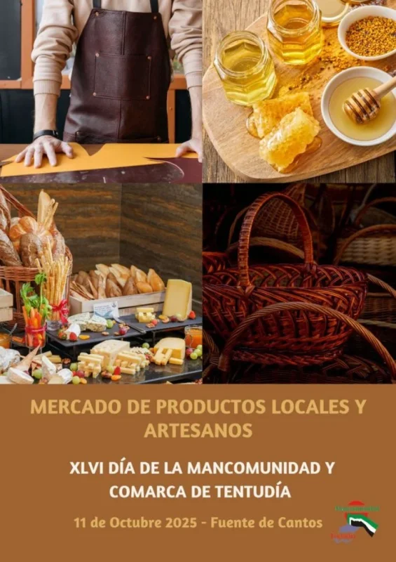 Mercado de Productos Locales y Artesanos en Fuente de Cantos