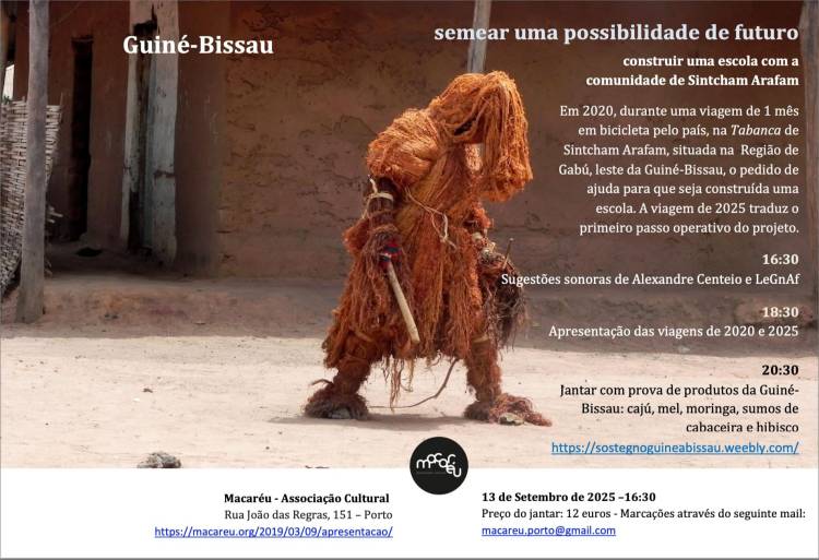 Guiné-Bissau: semear  uma possibilidade de futuro

|
Construir uma escola 