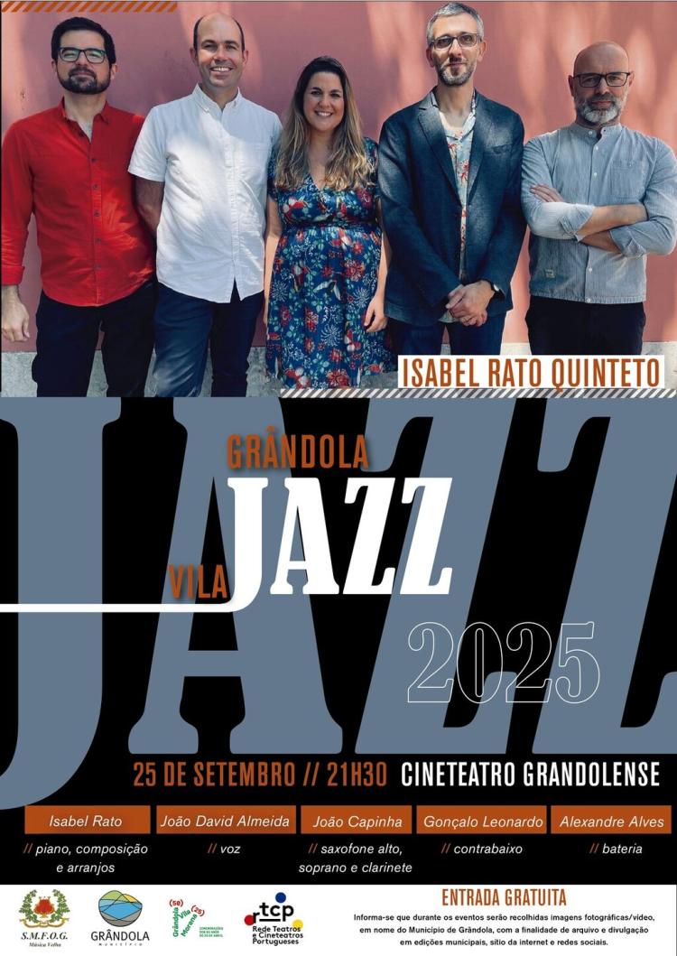 CULTURA | Grândola Vila Jazz - Isabel Rato Quinteto