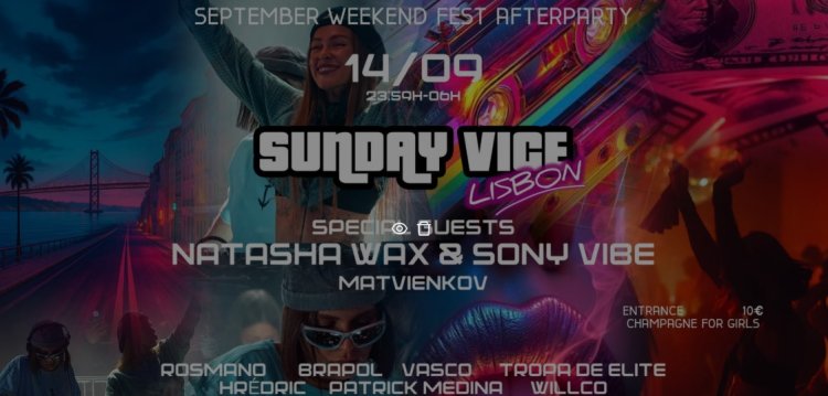 TEMPLE PRESENTS: SUNDAY VICE - NATASHA WAX & SONY VIBE