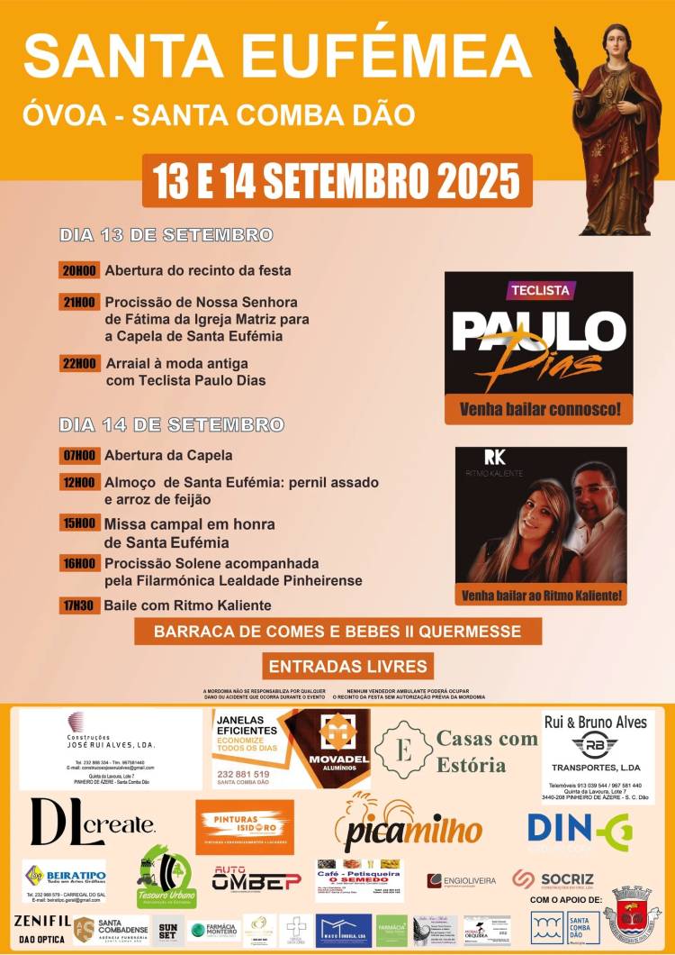 Festa de Santa Eufêmea - Óvoa