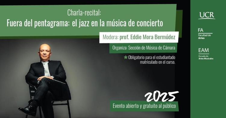 Charla recital: Fuera del pentagrama. El jazz en la música de concierto