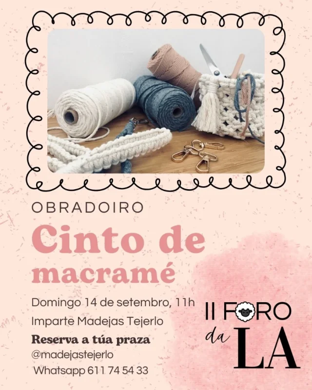 Obradoiro de Cinto de Macramé