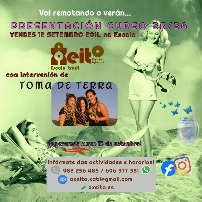 Presentación Curso 2025/2026 na Escola Oxeito