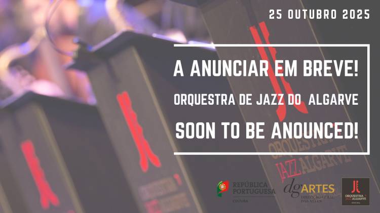 a anunciar pequena formação da Orquestra de Jazz do Algarve | Silves