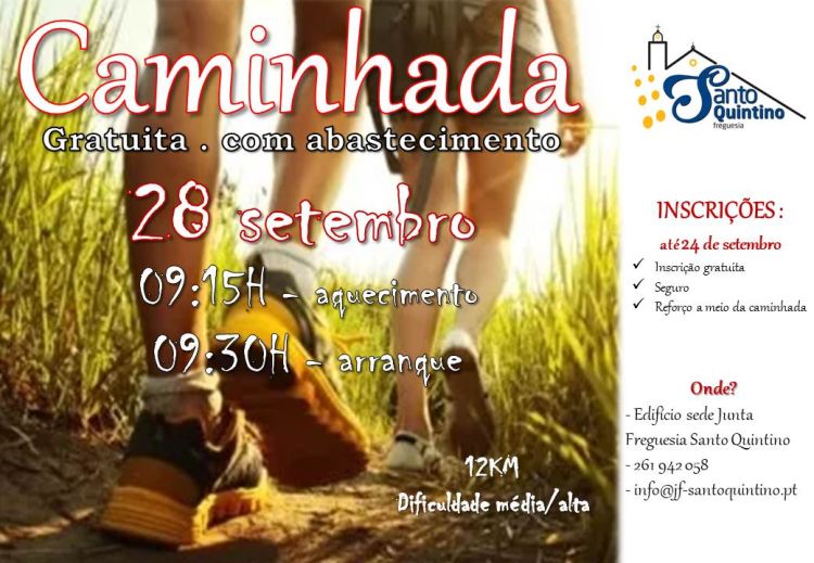 Caminhada - Junta de Freguesia de Santo Quintino