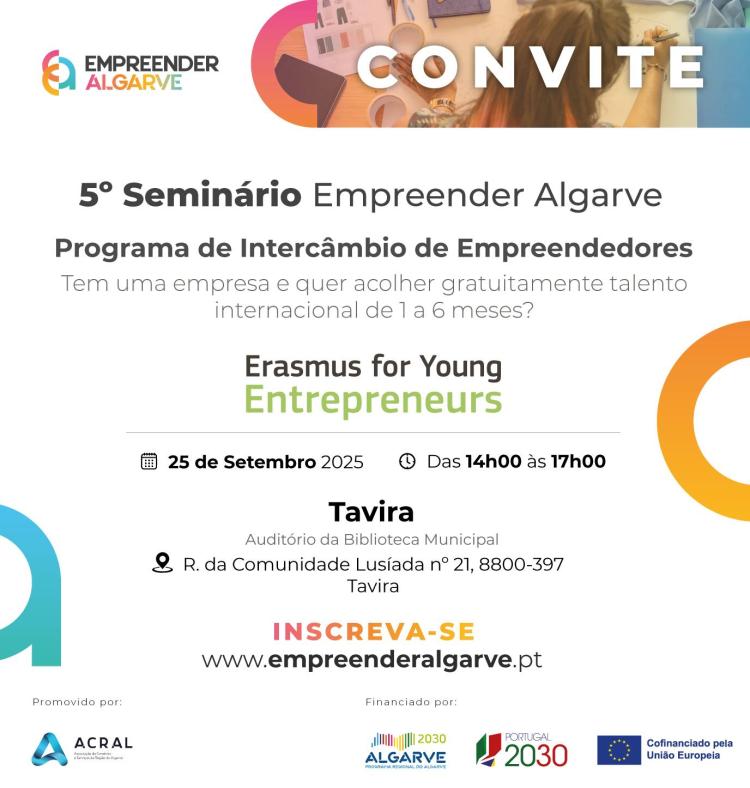 5.º seminário do projeto Empreender Algarve