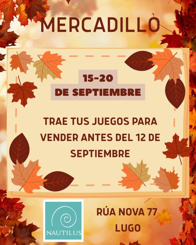 MERCADILLO DE JUEGOS DE MESA | Nautilus