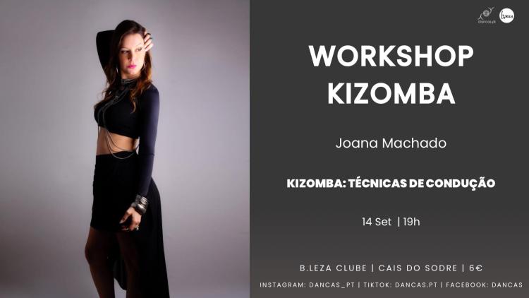 Danças no B.leza | 14 Set | Kizomba: Ténicas de Condução | Joana Machado 