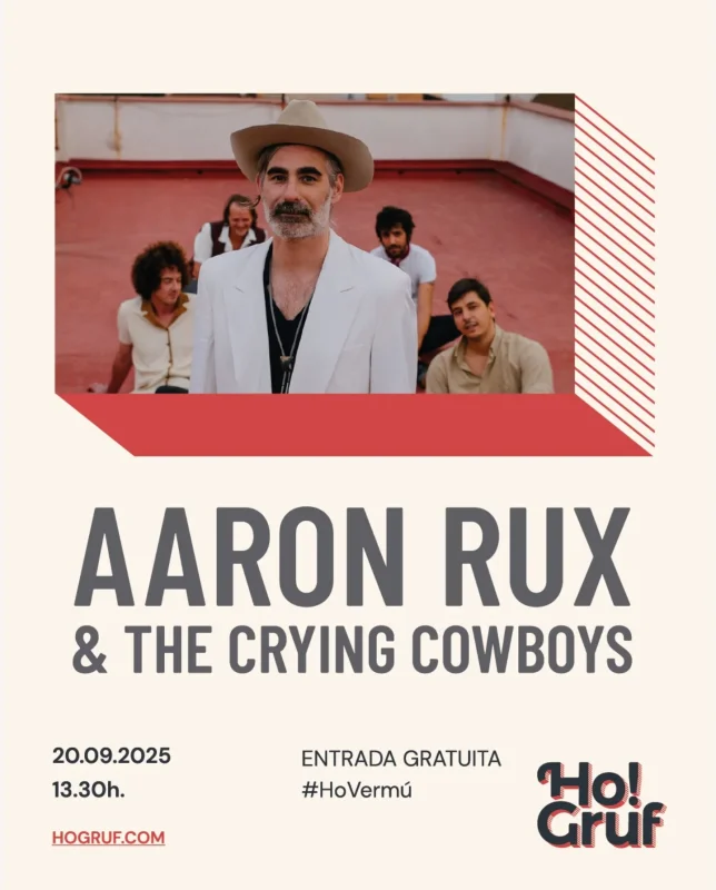 Concierto de Aaron Rux & The Crying Cowboys en Ho! Gruf