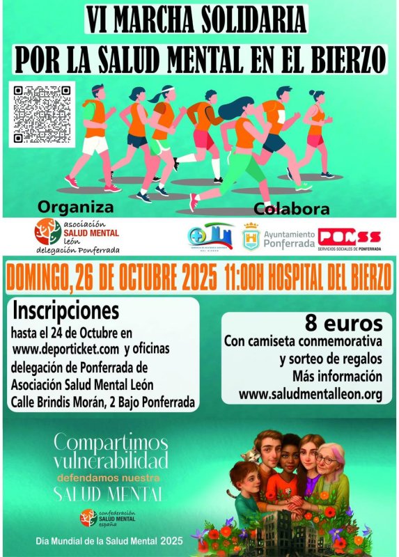 VI Marcha Solidaria por la Salud Mental en el Bierzo