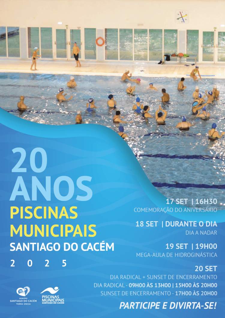 Comemoração dos 20 anos das Piscinas Municipais