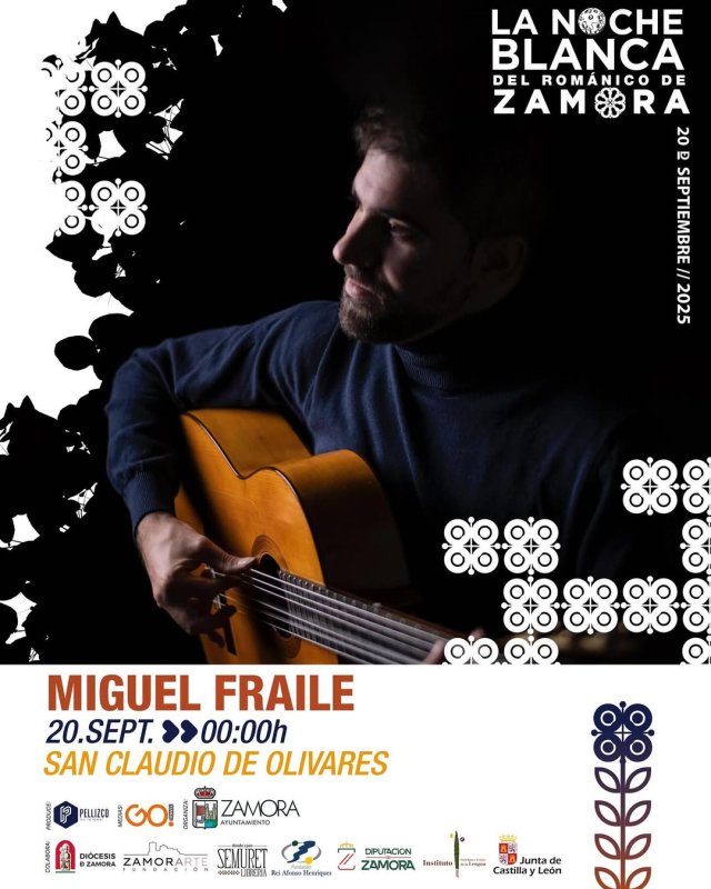 Concierto de Miguel Fraile | Iglesia de San Claudio de Olivares