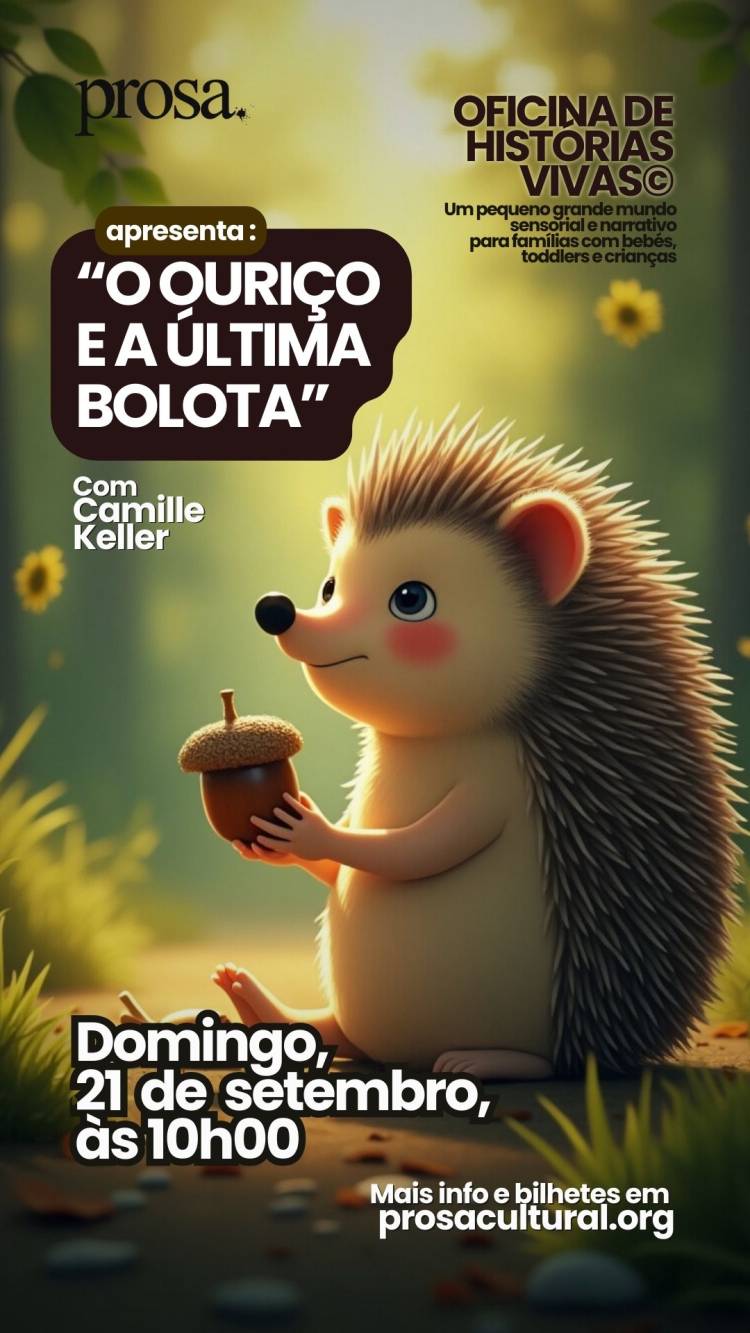 OHV© apresenta 'O OURIÇO E A ÚLTIMA BOLOTA”